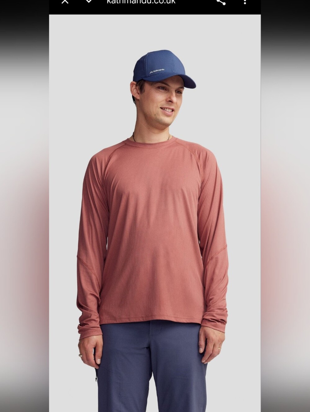 Kathmandu "Sun Stopper" Long-Sleeve Waffle Base Layer